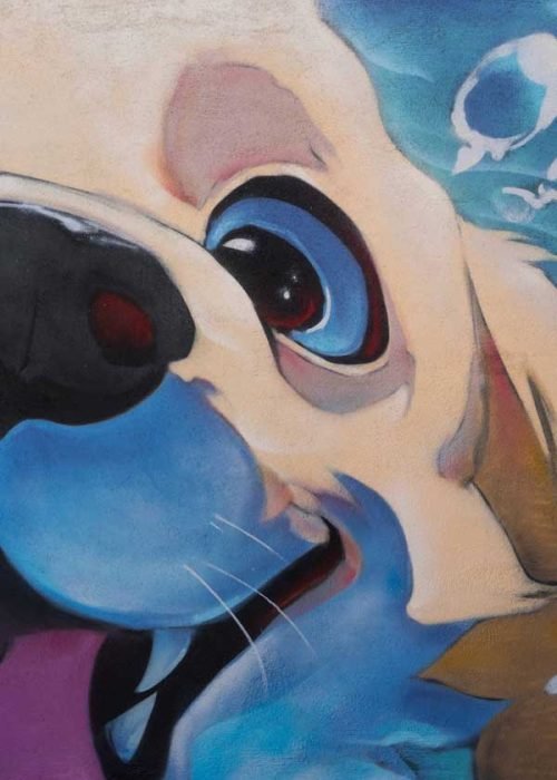 mural en clinica veterinaria