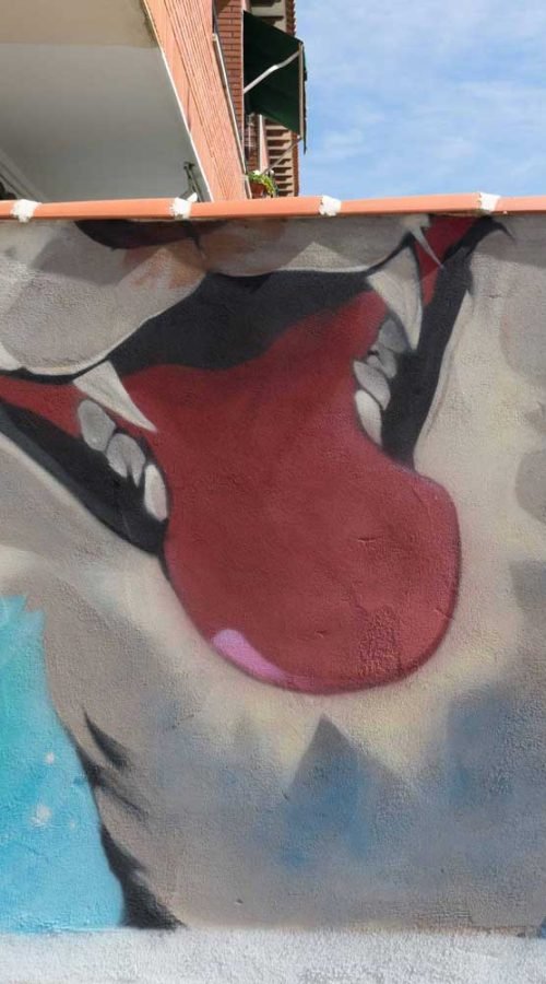 mural en clinica veterinaria