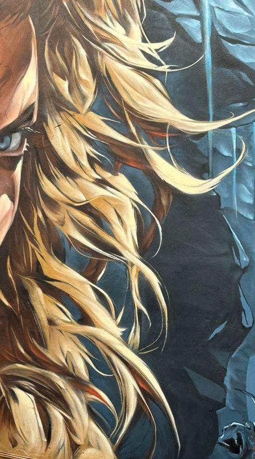 Graffiti mural artístico en fachada institucional de Xeraco