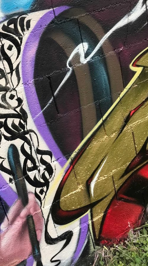 Mural Graffiti ninpo scroll