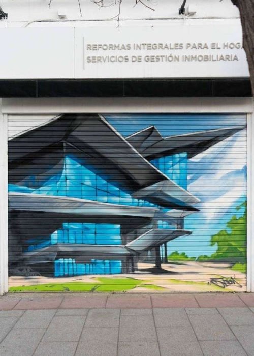 Murales en inmobiliarias