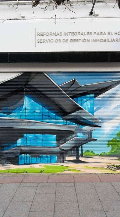 Murales en inmobiliarias