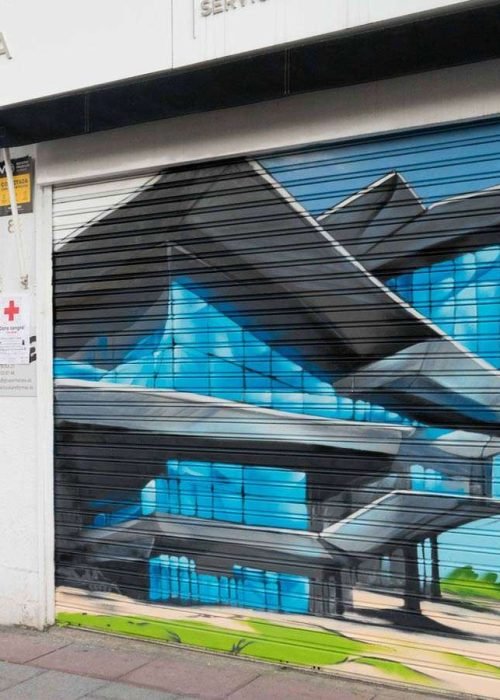 Murales en inmobiliarias