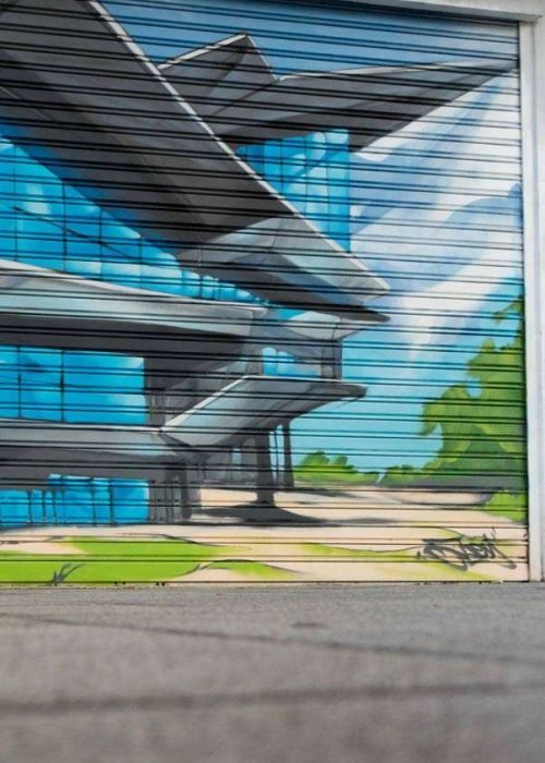 Murales en inmobiliarias