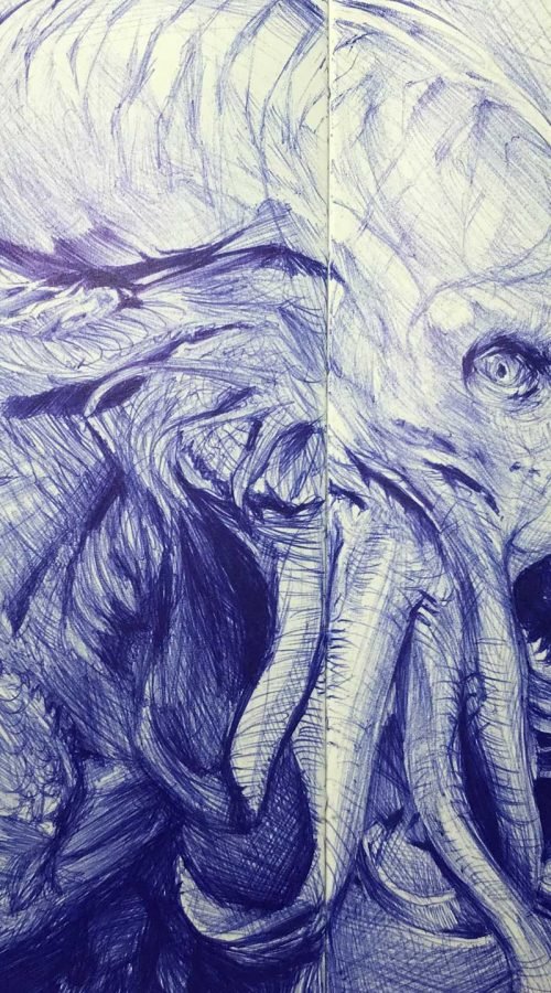 Retrato personalizado pulpo