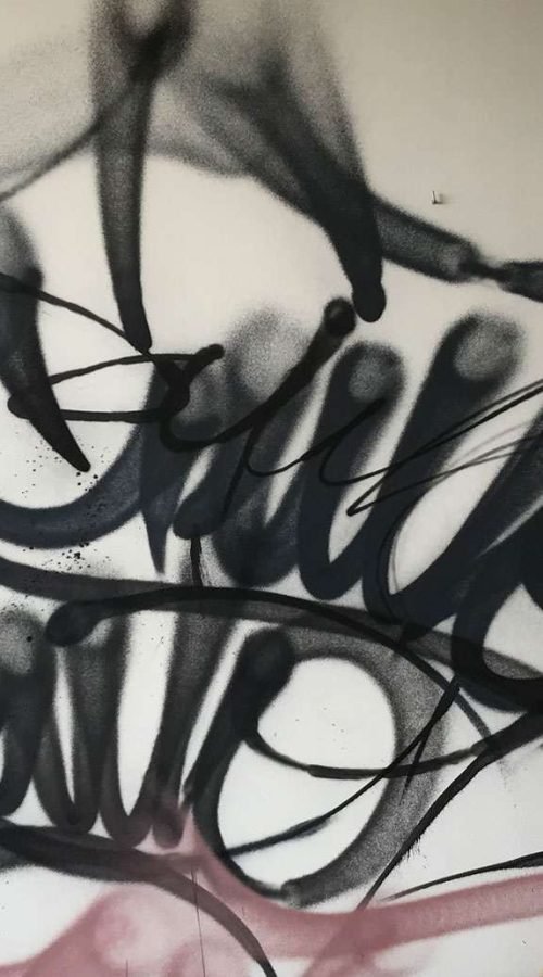Graffiti tag personalizado con nombre en estilo libre