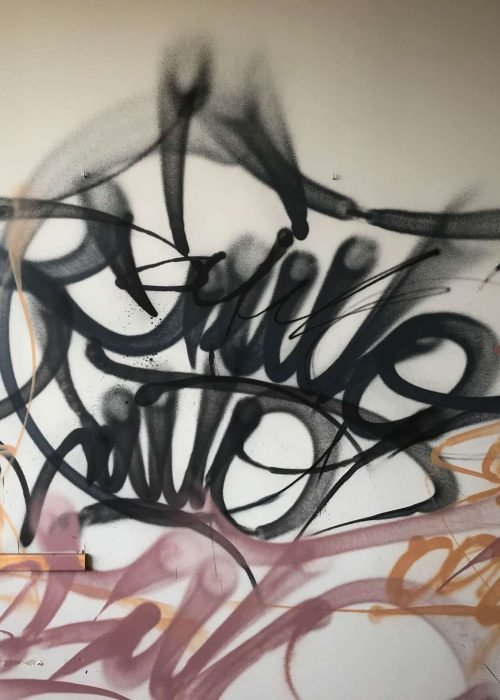 Graffiti tag personalizado con nombre en estilo libre