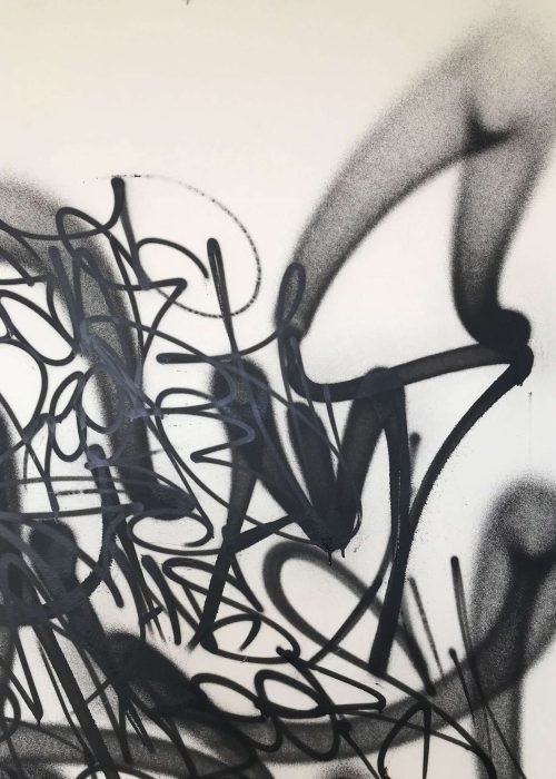 Graffiti tag personalizado con nombre en estilo libre