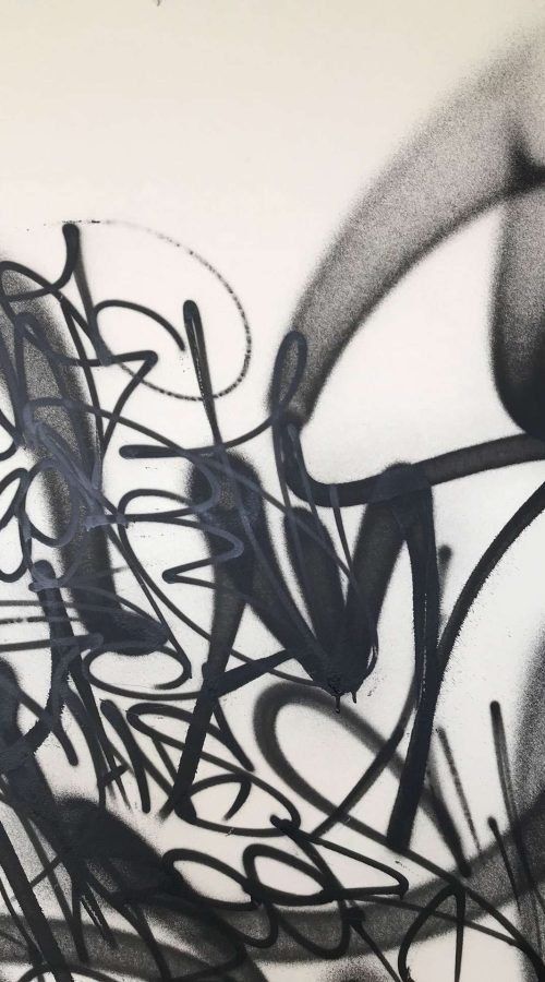 Graffiti tag personalizado con nombre en estilo libre