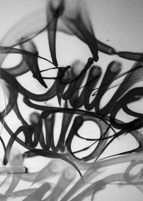 Graffiti tag personalizado con nombre en estilo libre