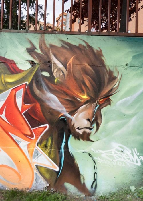 Mural Graffiti mono