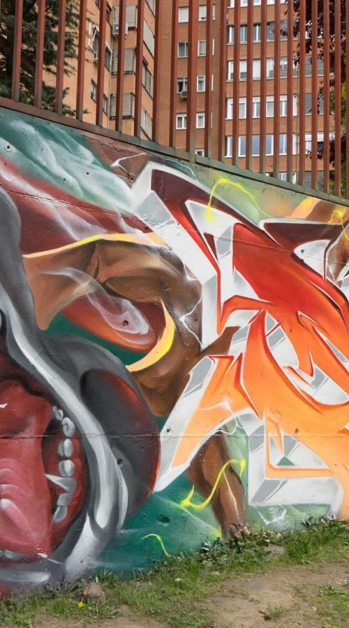 Mural Graffiti mono