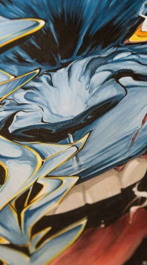 ilustracion-comic-bestia-xmen-marvel-graffiti-1