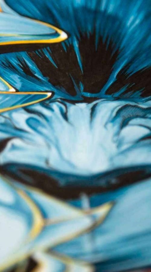 Ilustracion a color para comic de Bestia