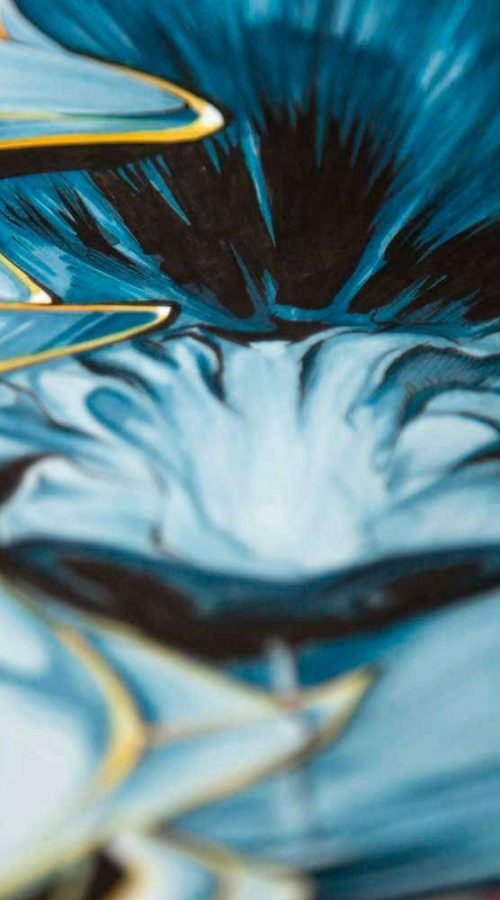 Ilustracion a color para comic de Bestia