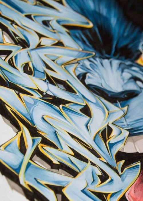 Ilustracion a color para comic de Bestia