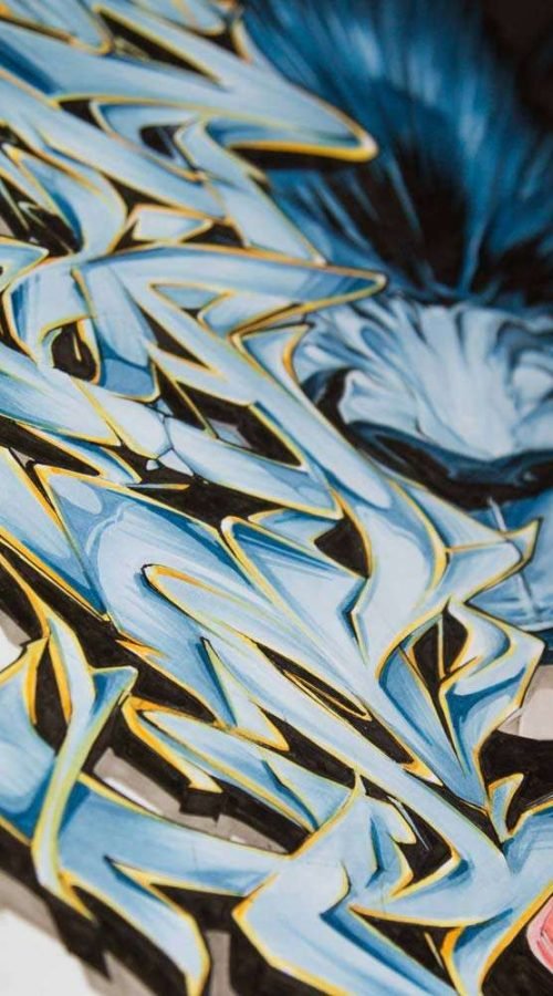 Ilustracion a color para comic de Bestia