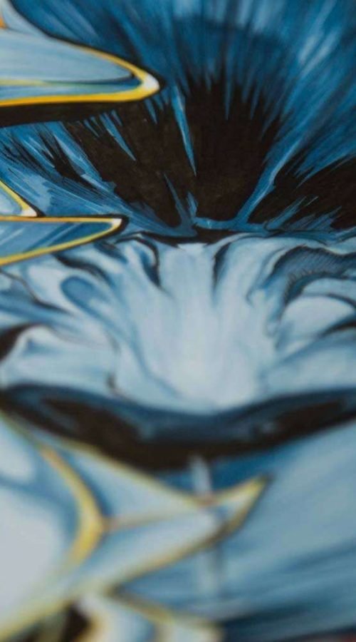 Ilustracion a color para comic de Bestia