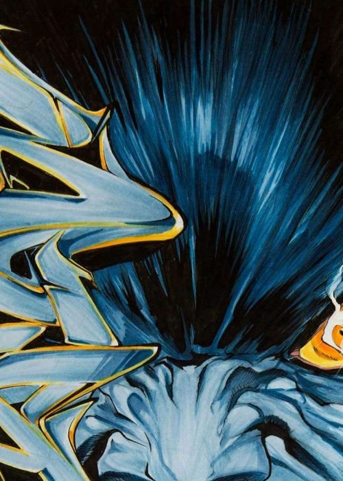 Ilustracion a color para comic de Bestia