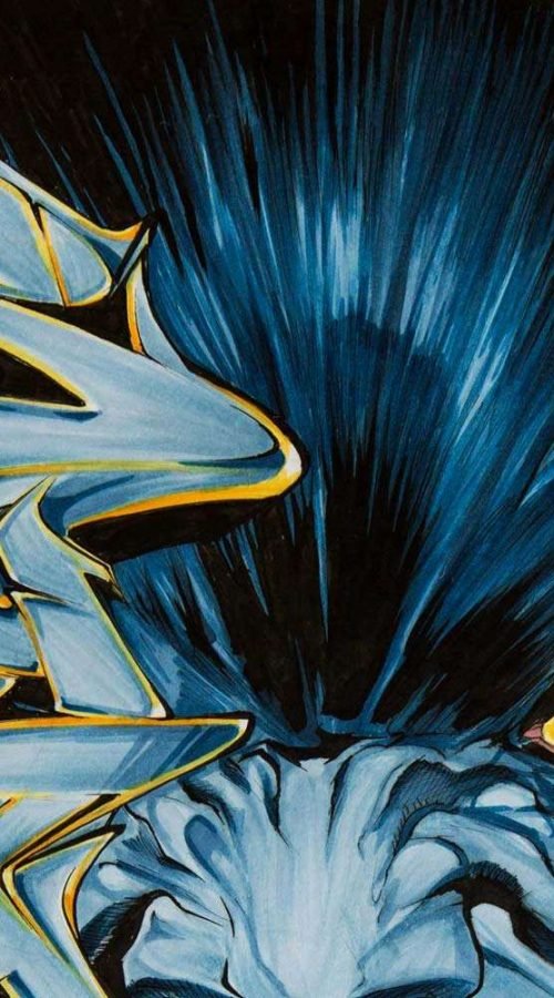 Ilustracion a color para comic de Bestia