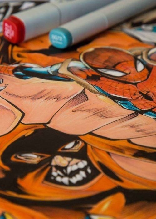 Ilustración personalizada cómic juggernaut xmen