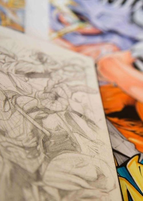 Ilustración personalizada cómic juggernaut xmen