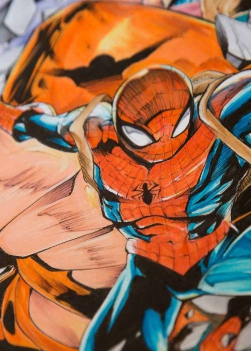 Ilustración personalizada cómic juggernaut xmen