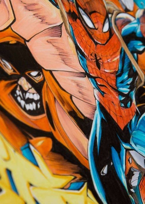 Ilustración personalizada cómic juggernaut xmen