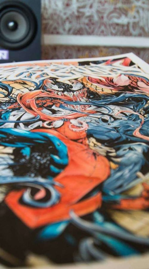 ilustracion venom comic