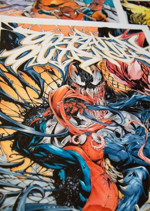 ilustracion venom comic