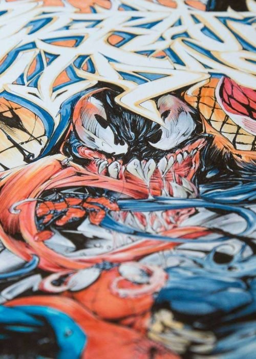 ilustracion venom comic