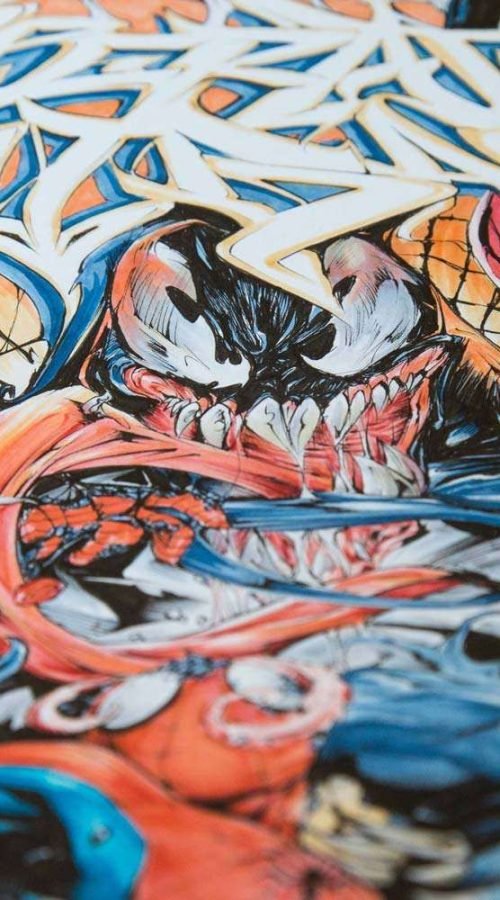 ilustracion venom comic