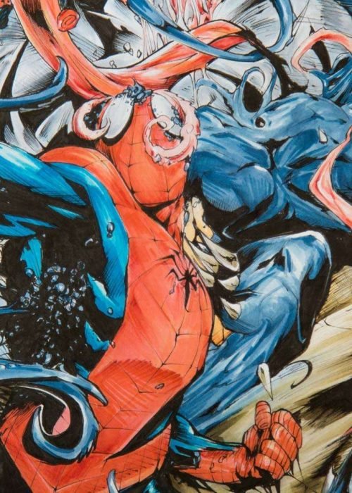 ilustracion venom comic