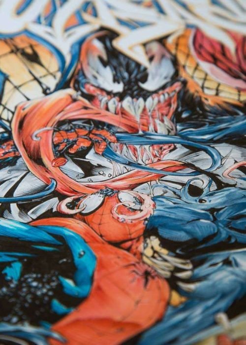 ilustracion venom comic