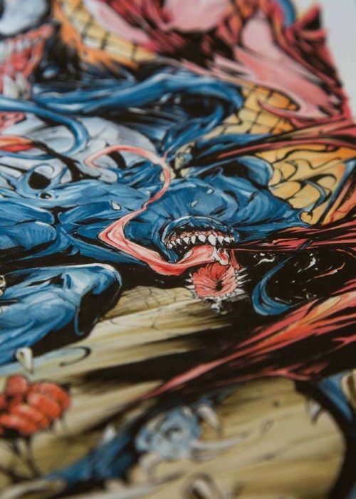 ilustracion venom comic