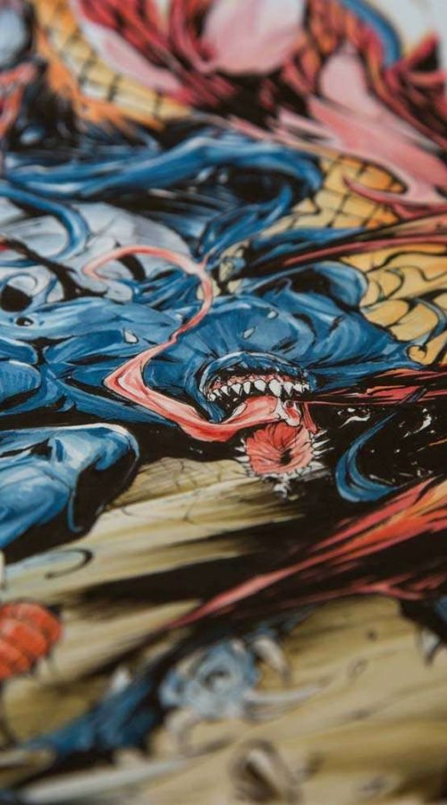 ilustracion venom comic