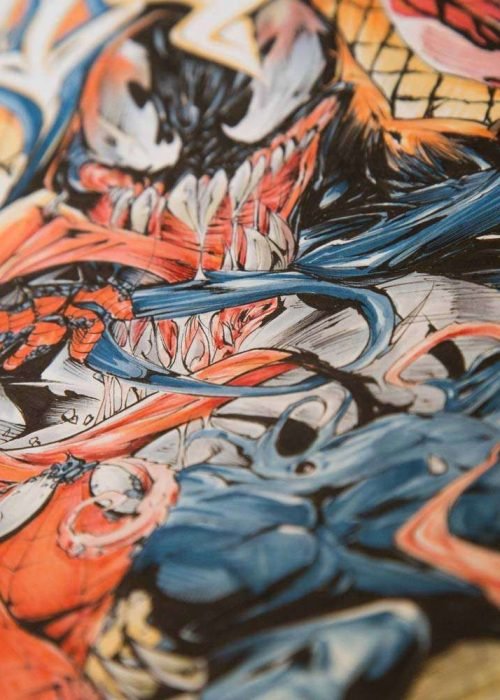 ilustracion venom comic