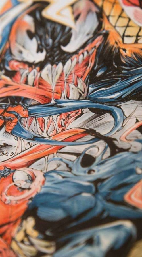 ilustracion venom comic