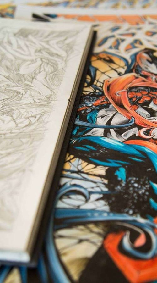 ilustracion venom comic