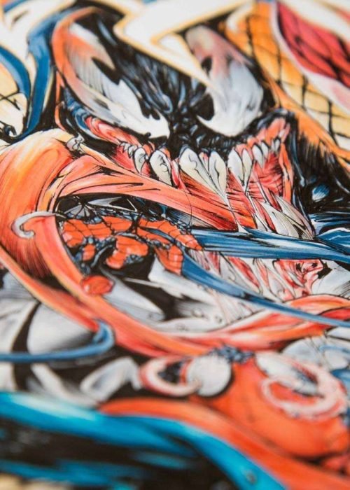 ilustracion venom comic