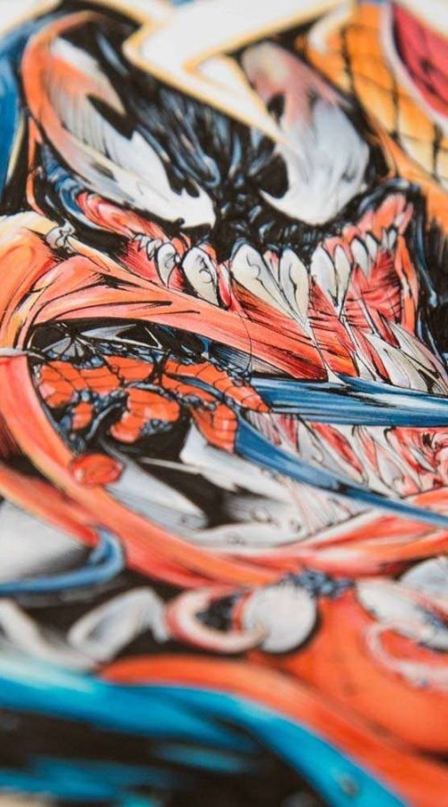 ilustracion venom comic