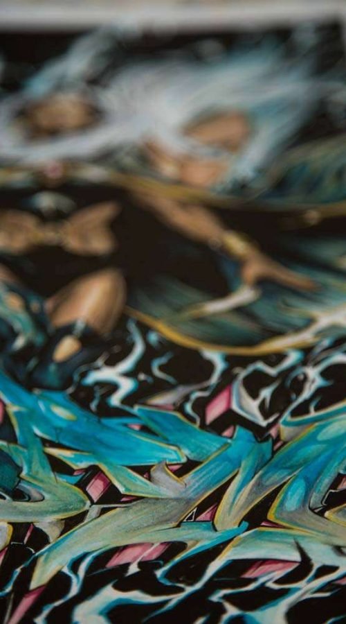 Ilustración personalizada cómic tormenta xmen