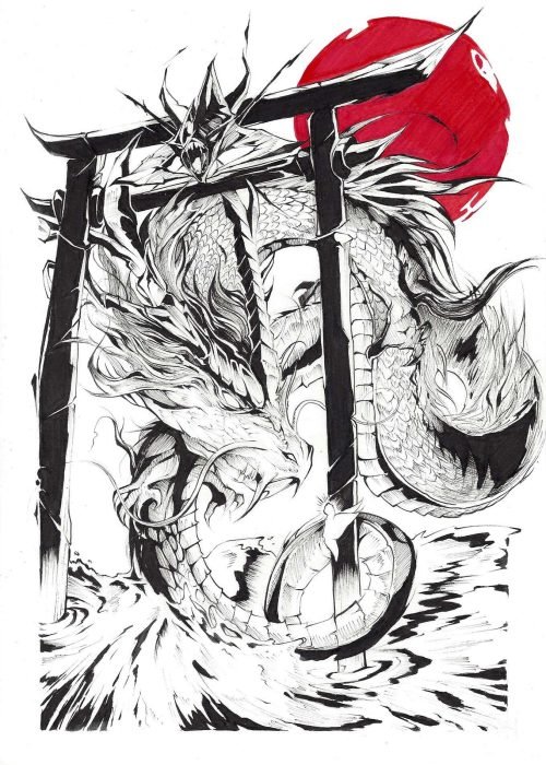 Ilustración mágica y personalizada de fantasía