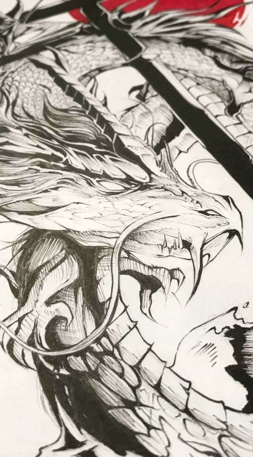 Ilustración mágica y personalizada de fantasía