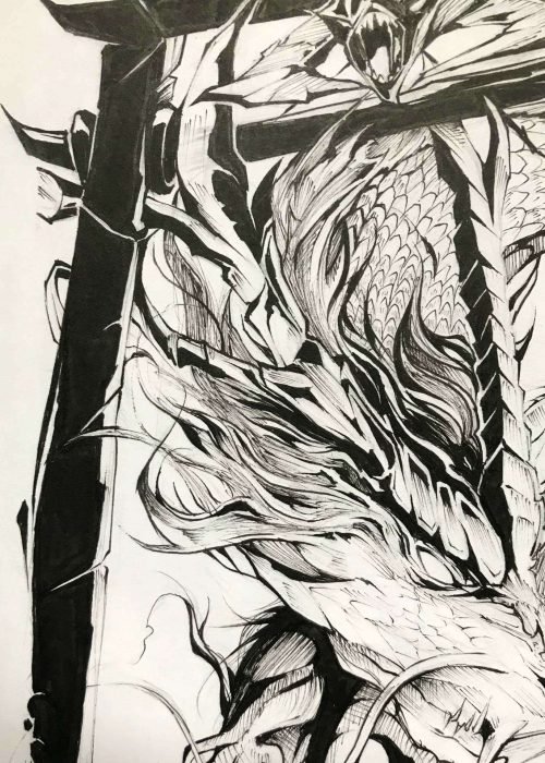 Ilustración mágica y personalizada de fantasía