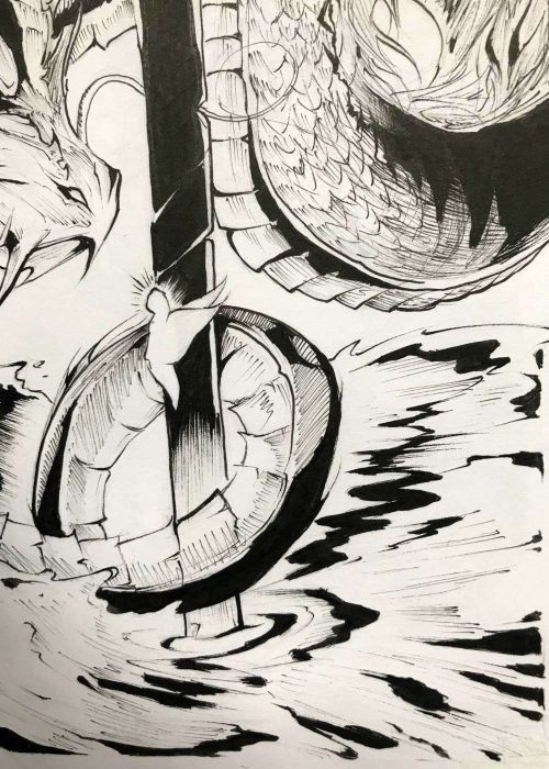 Ilustración mágica y personalizada de fantasía