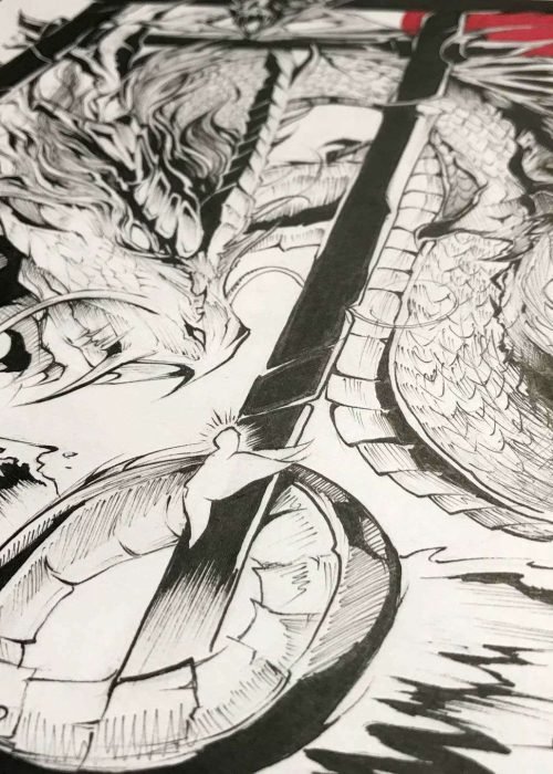 Ilustración mágica y personalizada de fantasía