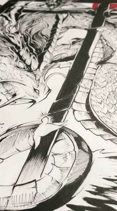 Ilustración mágica y personalizada de fantasía