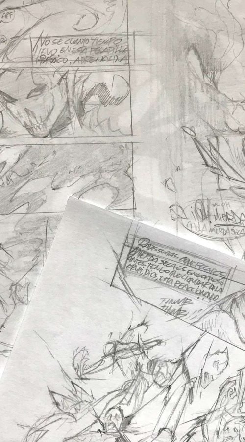 Ilustración fantástica a color hecha por encargo