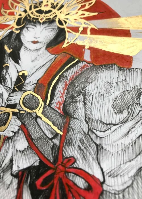 ilustracion-dibujo-fantastica-diosa-kali-2-